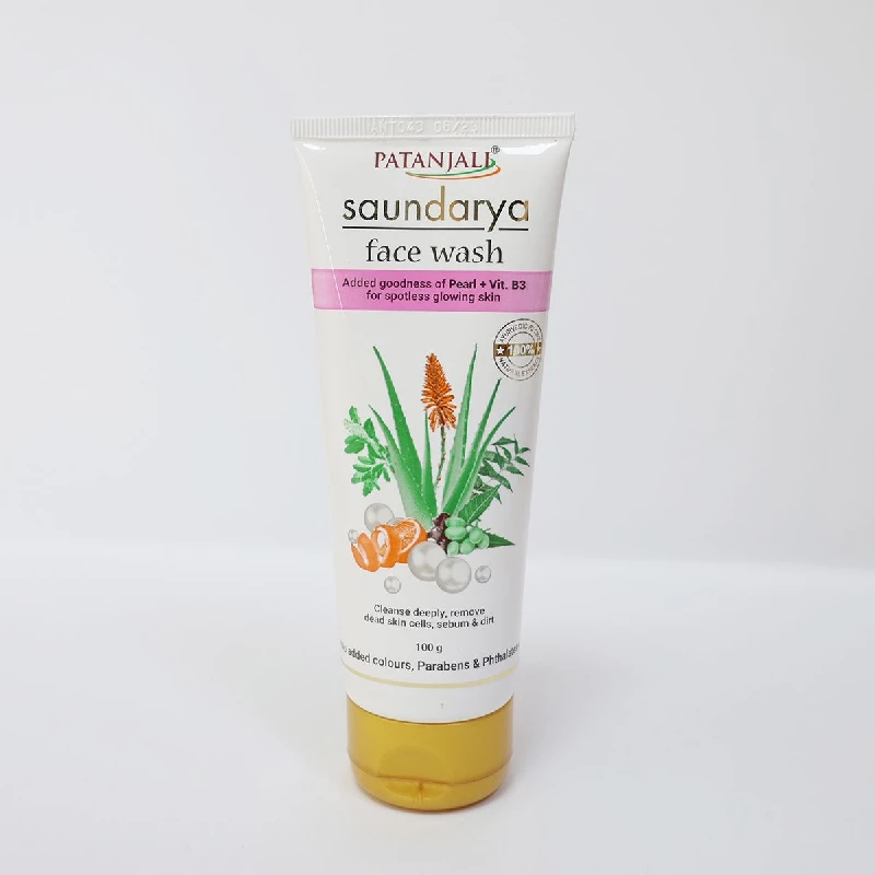 Patanjali Saundarya Face Wash, 60 g-1.webp